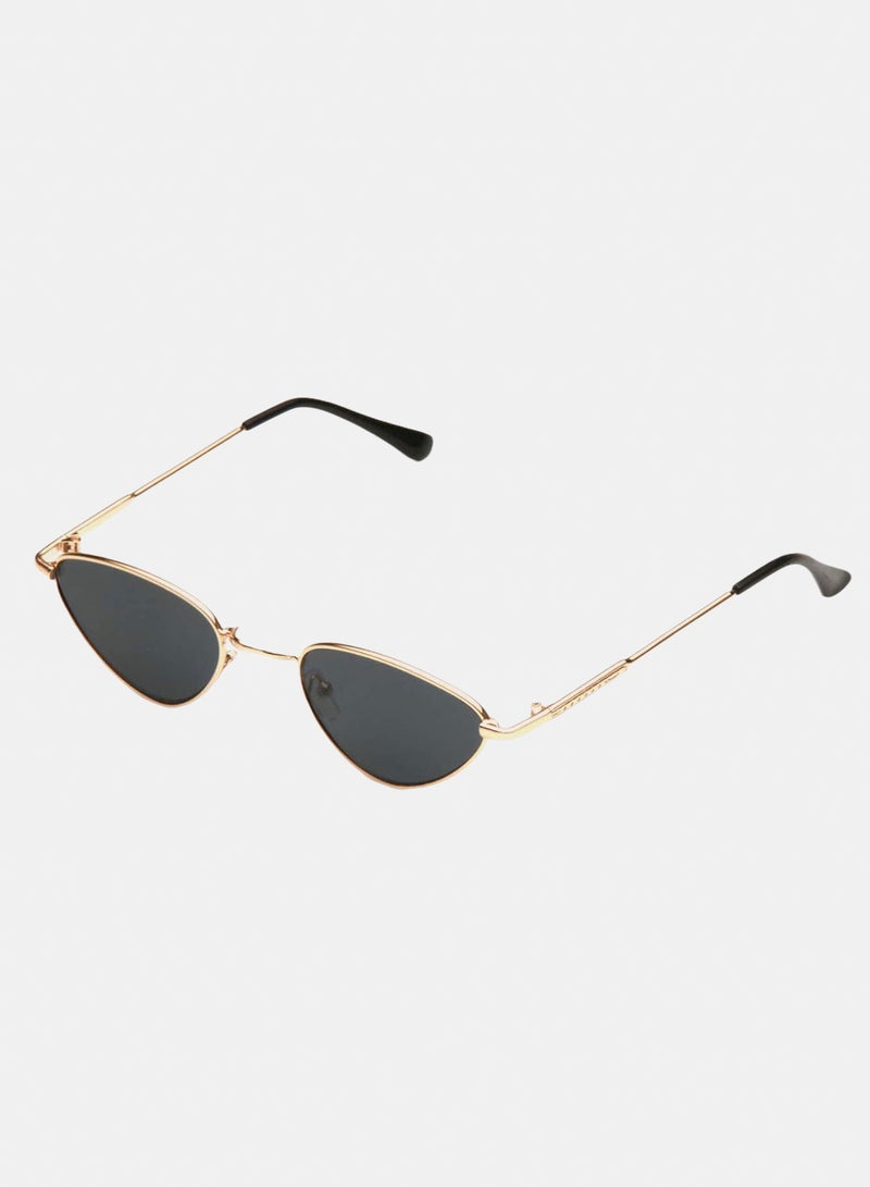 korico Zevra Black Gold Full Rim Browline Sunglasses - Image 3